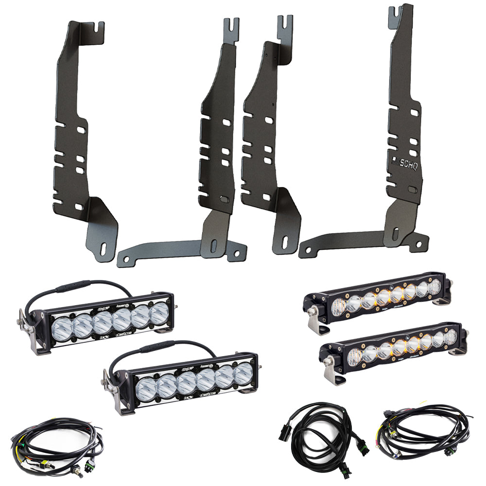 2019-2025 Ram 1500 SDHQ Custom Grille LED Light Bar Mount Kit - DIY Off-Road Lighting Upgrade for Trucks | Perfect for Night Driving, Camping & Off-Road Adventures