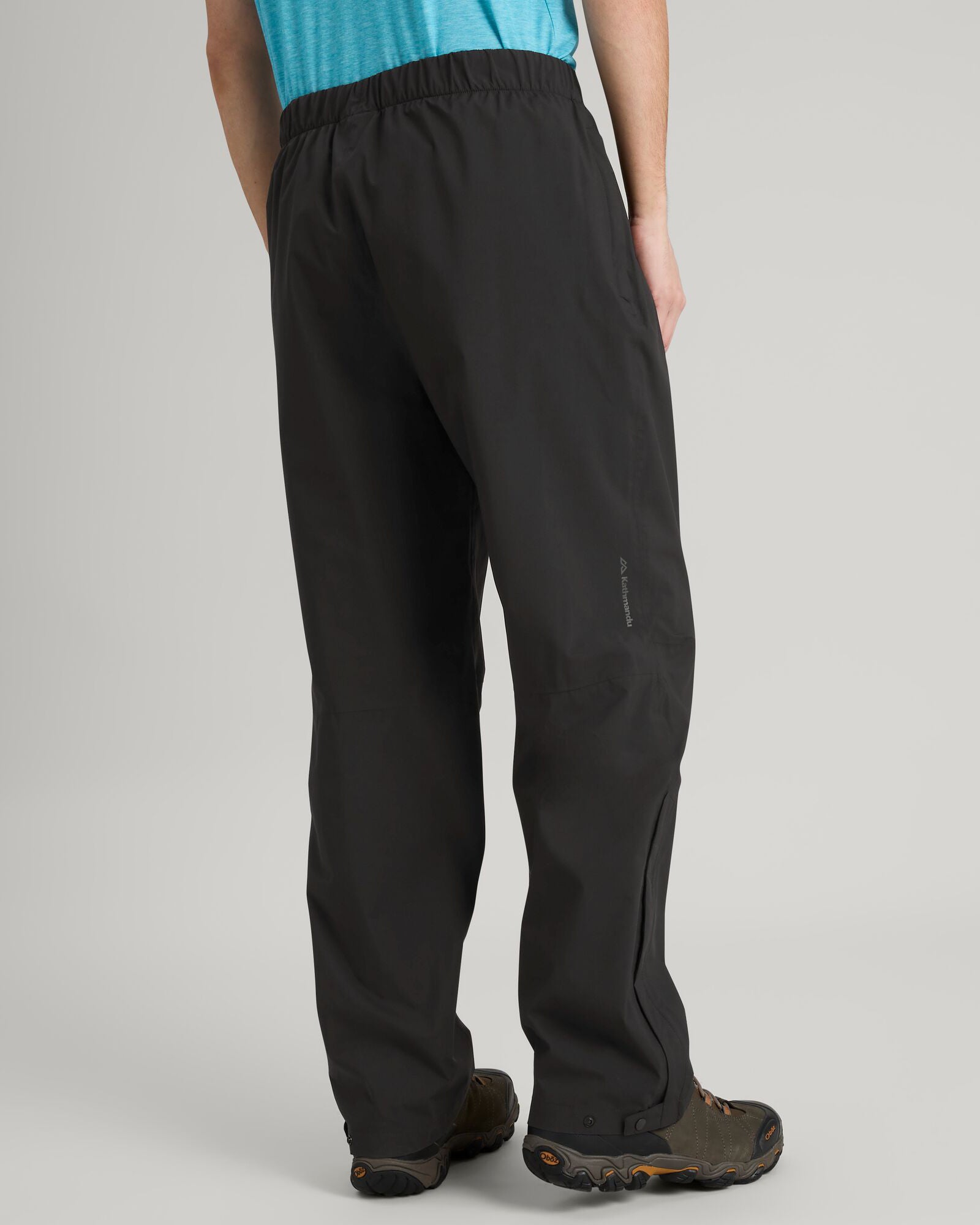 Men's Trailhead Stretch 2.5 Layer Waterproof Rain Pants - Black Stingray Color for Hiking, Camping & Outdoor Adventures