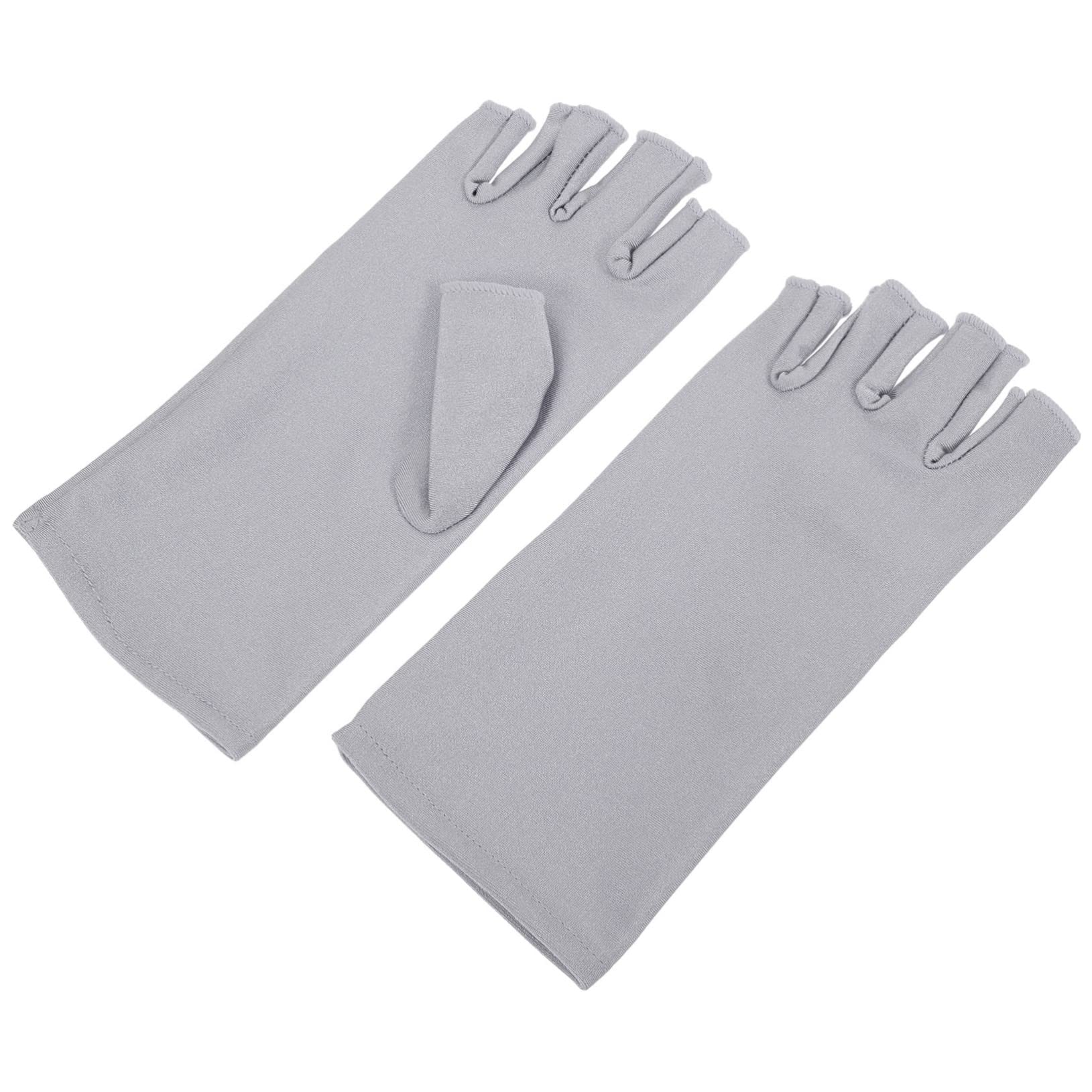 UV Protection Fingerless Gloves for Women - 2 Pairs Sun Blocking Outdoor Gloves for Cycling, Driving, Gardening & Daily Sun Protection