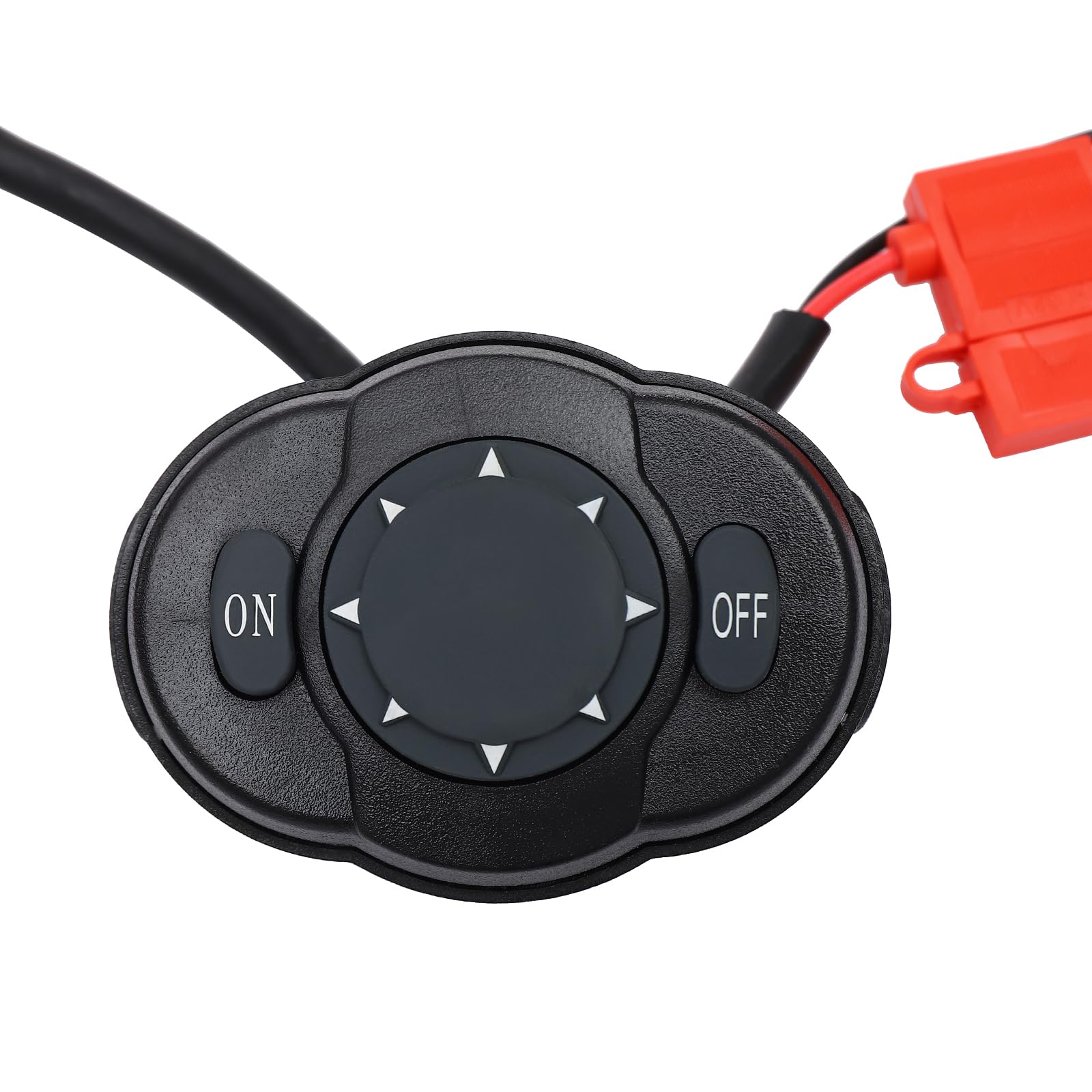 360° Rotating Remote Control Marine Boat Spotlight - 12V 100W Waterproof Halogen Search Light for Boats & Trucks | Omnidirectional Lighting for Night Fishing, Offshore Navigation & Emergency Rescue (Black)