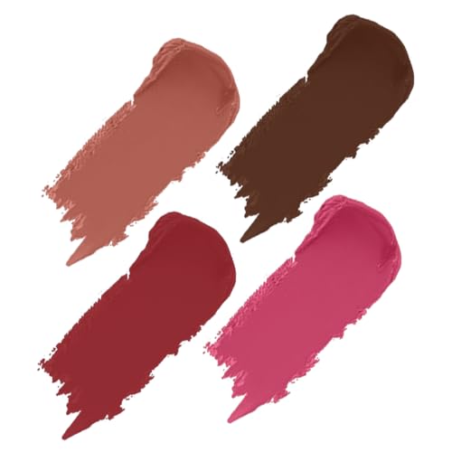 Pink Fusion, Caramel, Cocoa Brown , Crimson Red