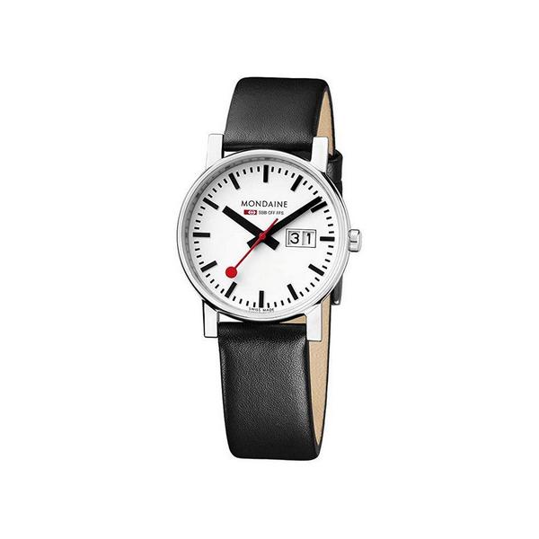 SBB Evo Big Date Quartz Watch for Women - 30mm White Dial, Stainless Steel Band, Water Resistant - Perfect for Casual Wear, Office & Everyday Use