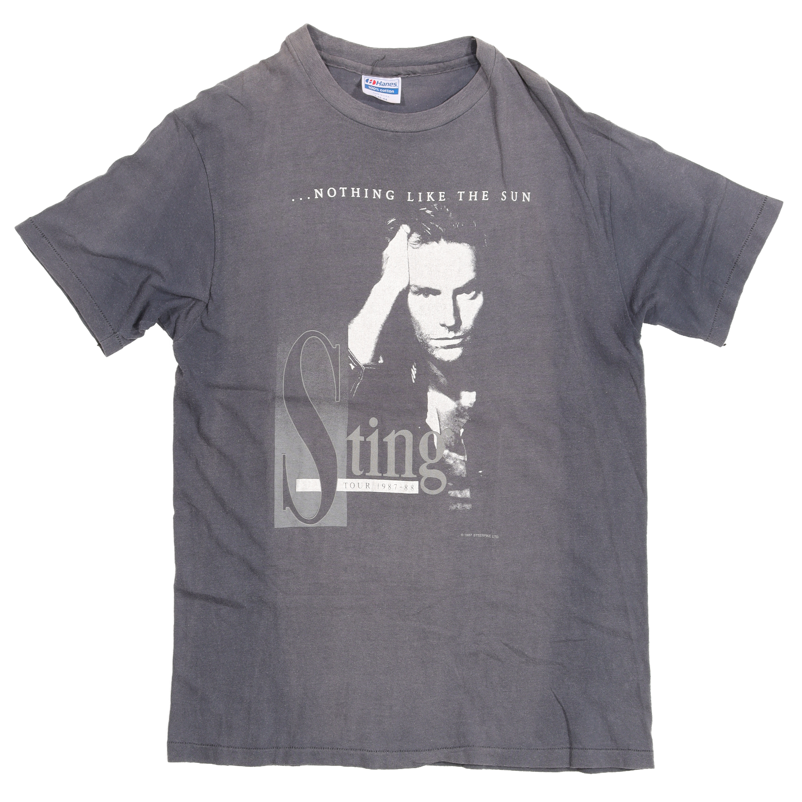 1987 Sting 'Nothing Like The Sun' Vintage Concert T-Shirt - Classic Rock Band Merch for Music Fans & Collectors - Perfect for Concerts, Gifts & Retro Fashion