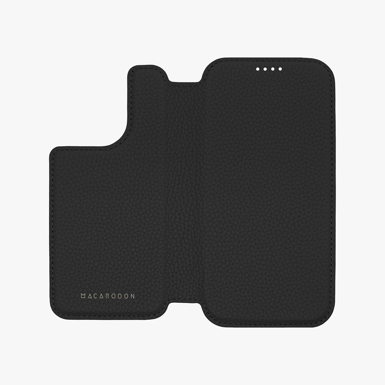 Premium iPhone 15 Pro Leather Flip Case with MagSafe - Slim Protective Cover with Clear Back for Wireless Charging | Perfect for Work, Travel & Everyday Use