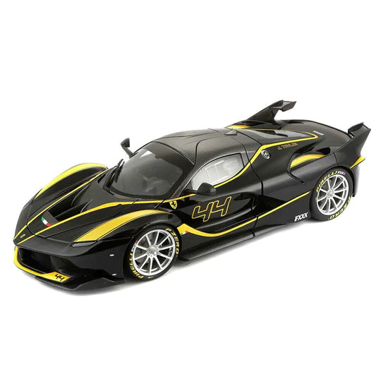 Bburago Signature Series 1:18 Scale Ferrari FXX K #44 Diecast Model Car - Collectible Racing Display for Home & Office Decor