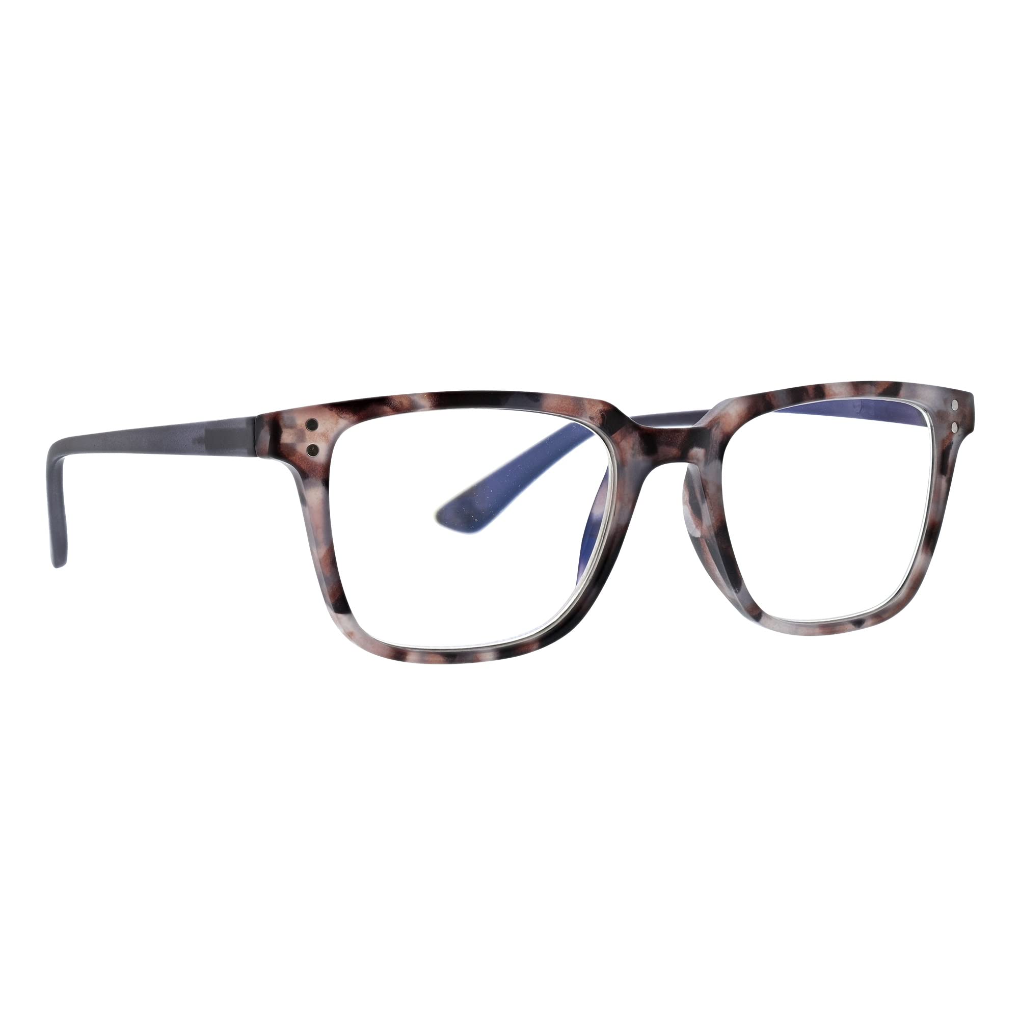Life is Good Lowry Square Reading Glasses - Comfortable Lightweight Readers for Women & Men - Perfect for Reading, Computer Use & Everyday Wear