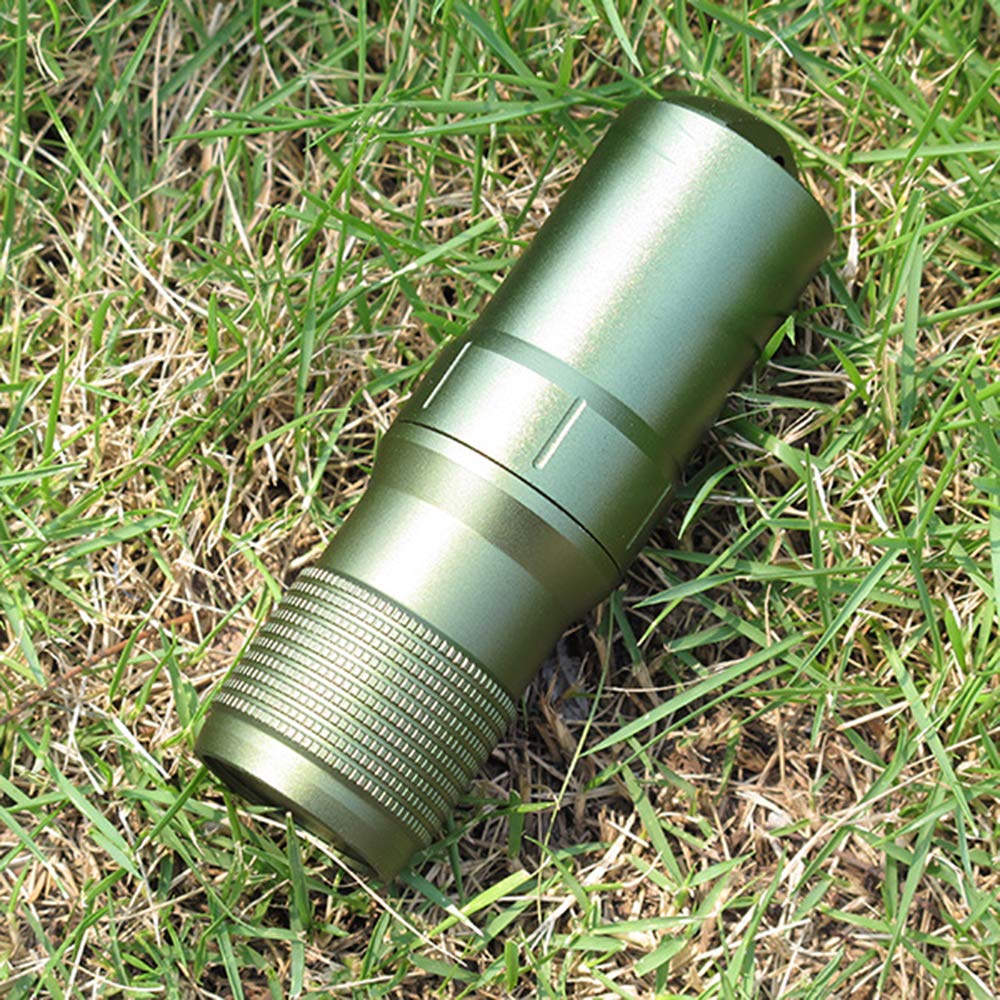 Waterproof EDC Capsule Tube - Portable Survival Waterproof Pill Container for Outdoor Adventures, Emergency Preparedness & Hiking Essentials (Green) | Compact Medicine Storage for Camping, Travel & First Aid Kits