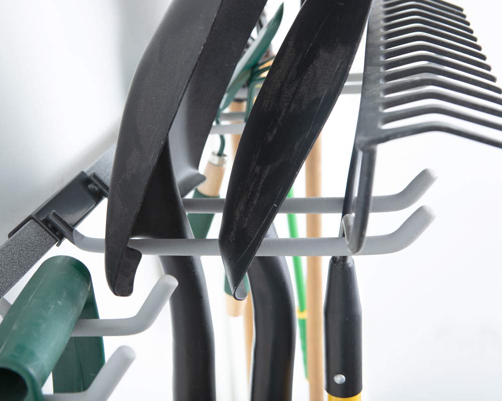 Monkey Bars Yard Tool Rack (Large) - Heavy Duty Garage & Garden Organizer for Shovels, Rakes & Outdoor Equipment - Perfect for Shed, Garage & Backyard Storage