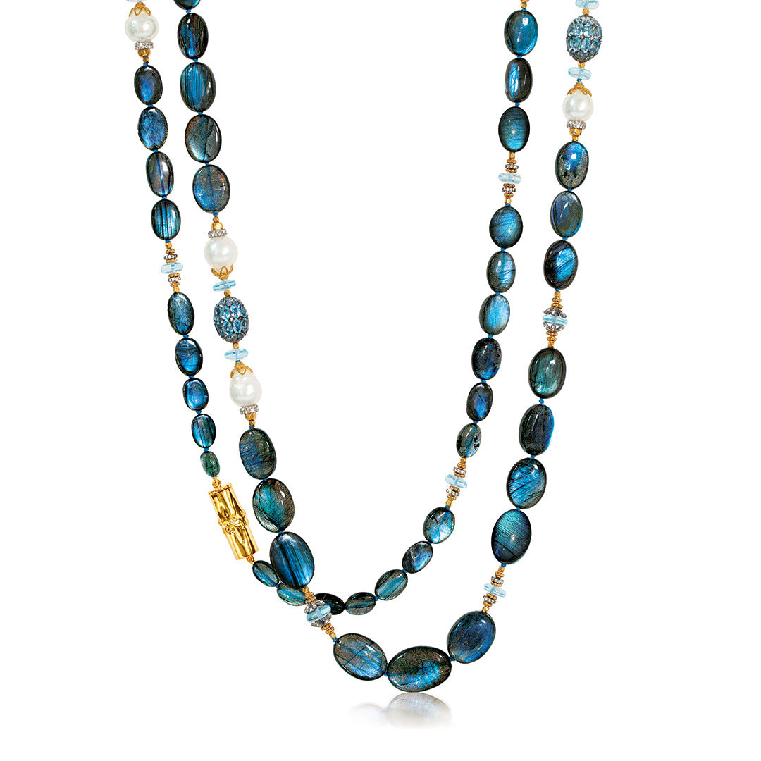 Byzantine Bead Necklace for Women - Handmade Vintage Jewelry, Boho Chic Accessory for Parties, Weddings & Special Occasions