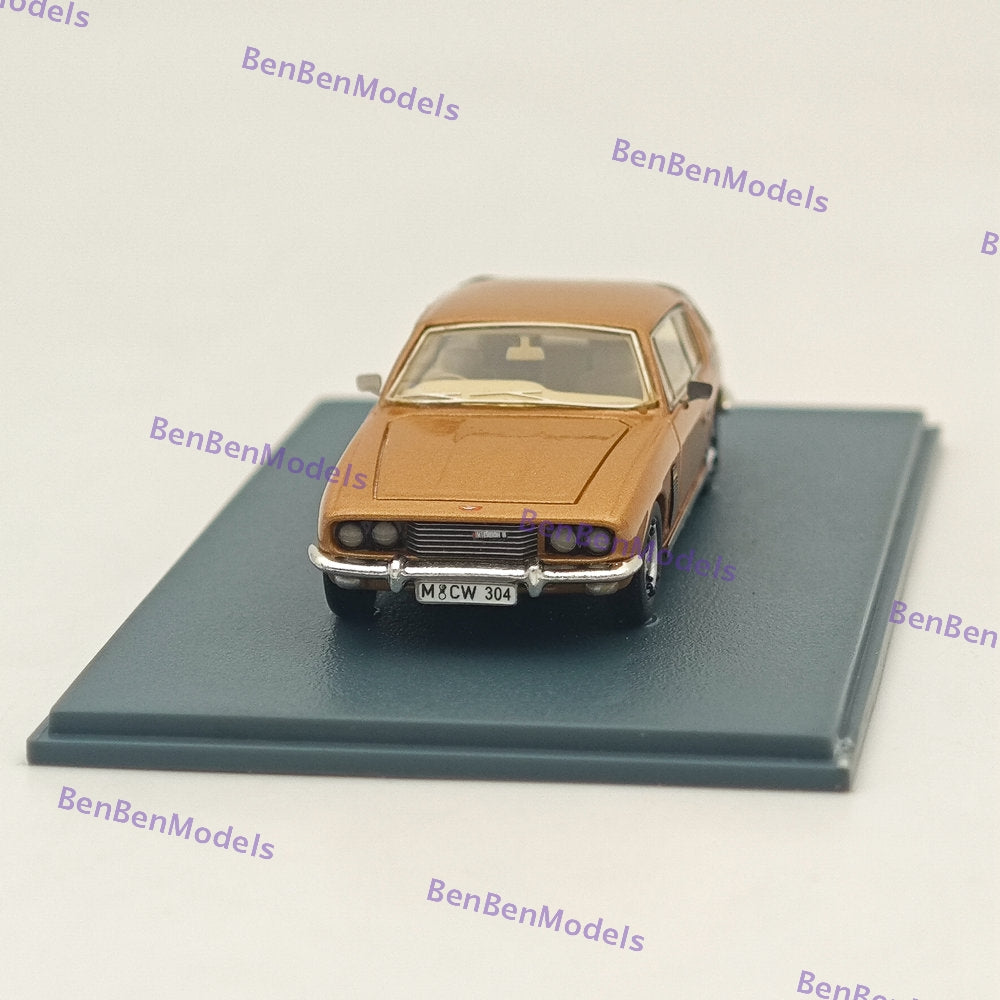 1/87 NEO SCALE MODELS Jensen Interceptor III Resin Diecast Car - Limited Edition Collectible Brown Model - Perfect for Display, Collectors, and Diecast Enthusiasts