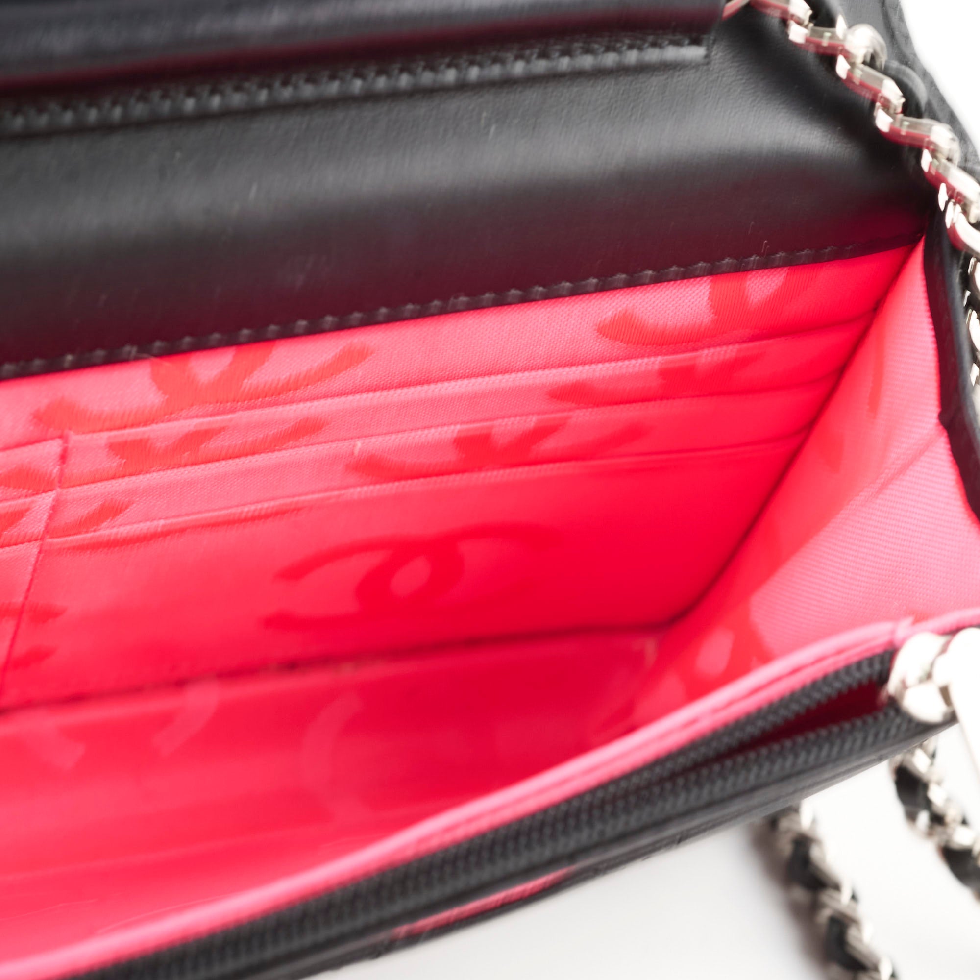 Chanel CC Cambon Wallet on Chain WOC Black Leather Crossbody Bag for Women | Luxury Designer Handbag for Evening Parties & Daily Use