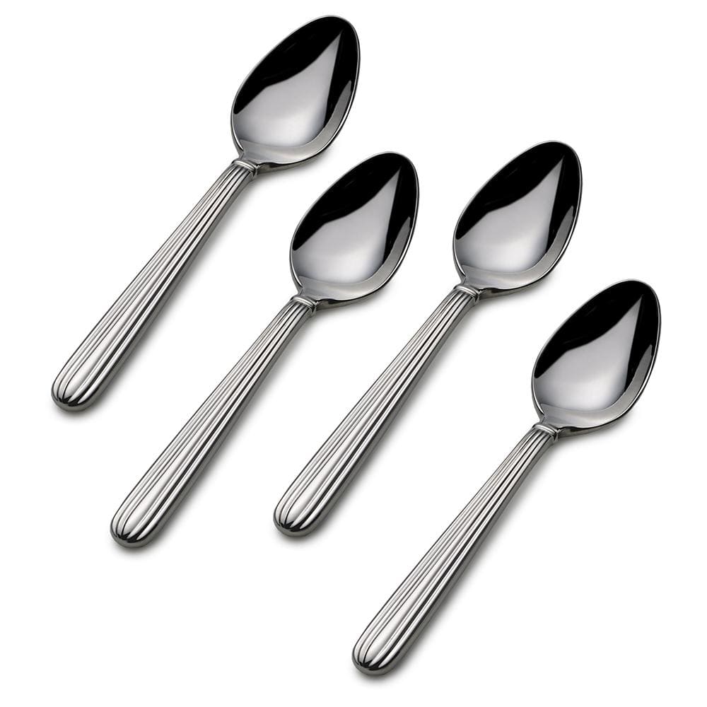 Italian Countryside® Set of 4 Mini Espresso Spoons - Elegant Demitasse Coffee Spoons for Espresso, Cappuccino & Dessert - Perfect for Home, Cafe & Gift Giving