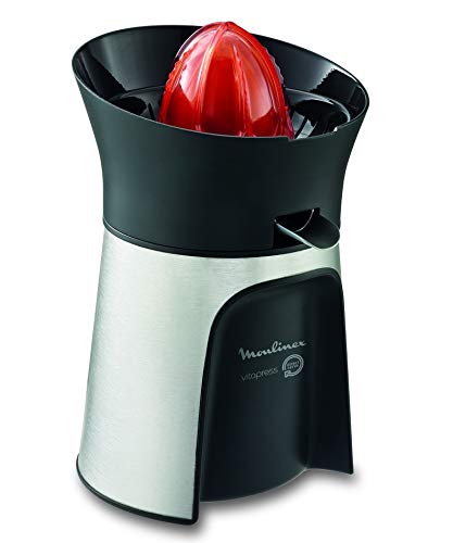 Moulinex PC603D27 Vita Press Direct Serve Citrus Juicer - 100W Electric Orange & Lemon Squeezer for Fresh Juice - Perfect for Breakfast, Bars & Healthy Lifestyles