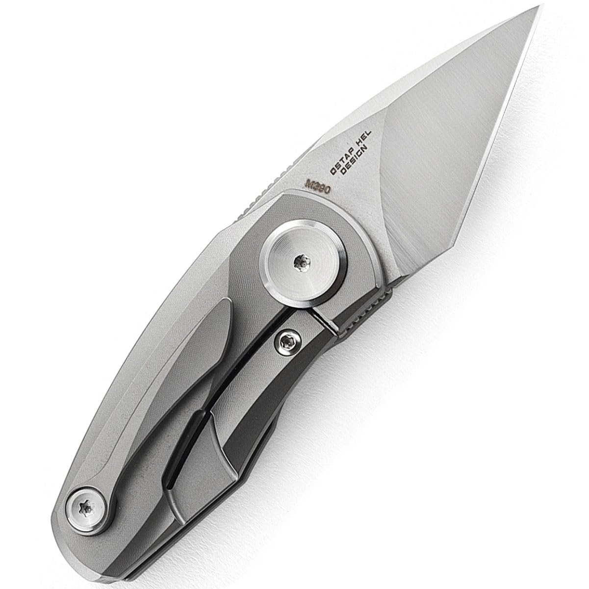 Bestech Knives BT1913A Tulip Framelock Gray EDC Folding Pocket Knife - Outdoor Camping, Hiking & Everyday Carry
