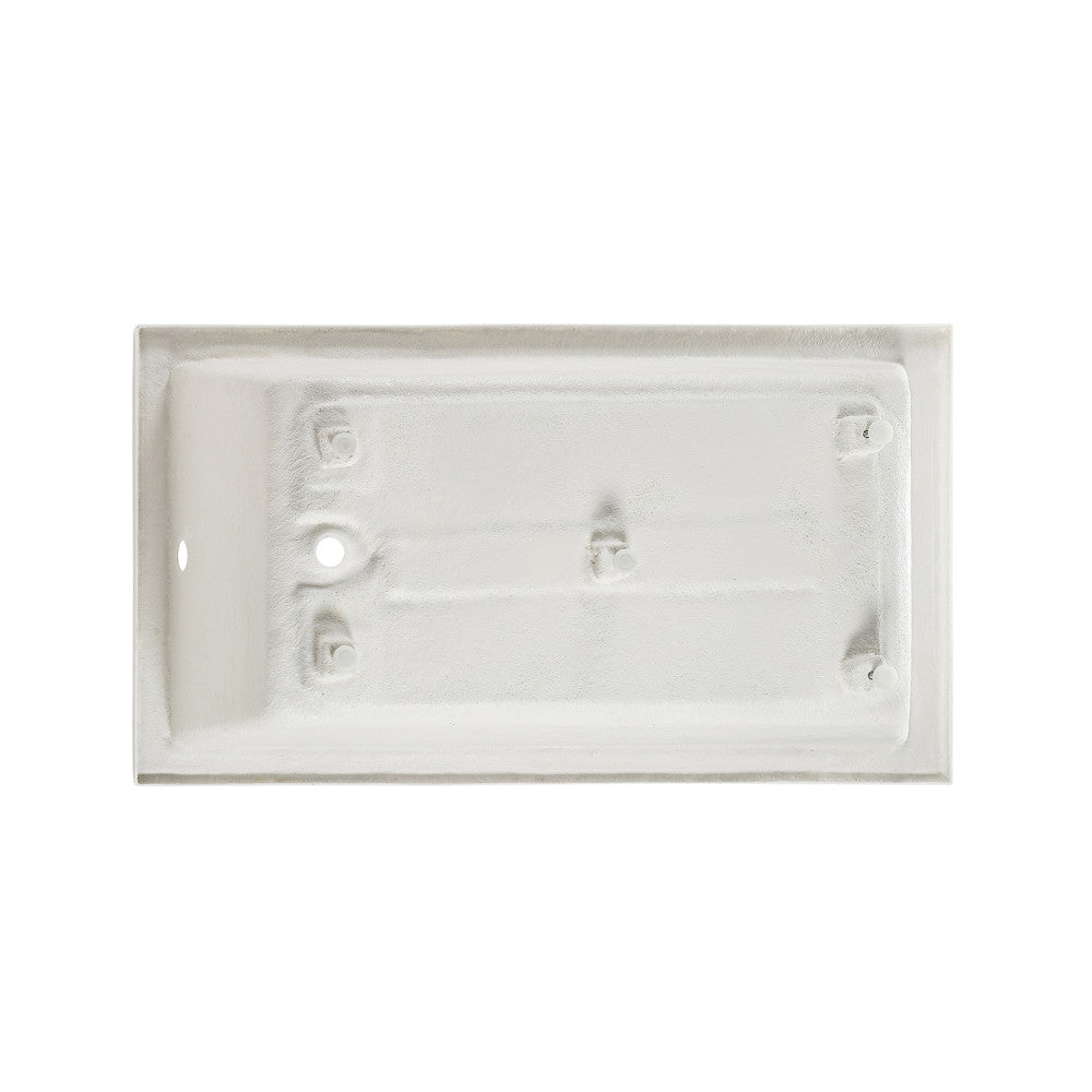 Voltaire 60 x 36 Reversible Drain Drop-In Bathtub - Freestanding Soaking Tub for Bathroom Renovation & Luxury Spa Experience