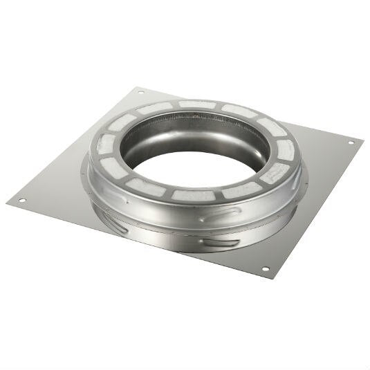 AllFuelHST Anchor Plate for 6-Inch Inner Diameter Chimney Pipe - Heavy Duty Support for Wood Stove, Fireplace & Venting Systems - Perfect for Home Heating & Outdoor Camping Use