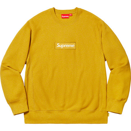 Supreme Box Logo Crewneck Sweatshirt (FW18) - Men's Streetwear Fashion for Casual Wear & Urban Style