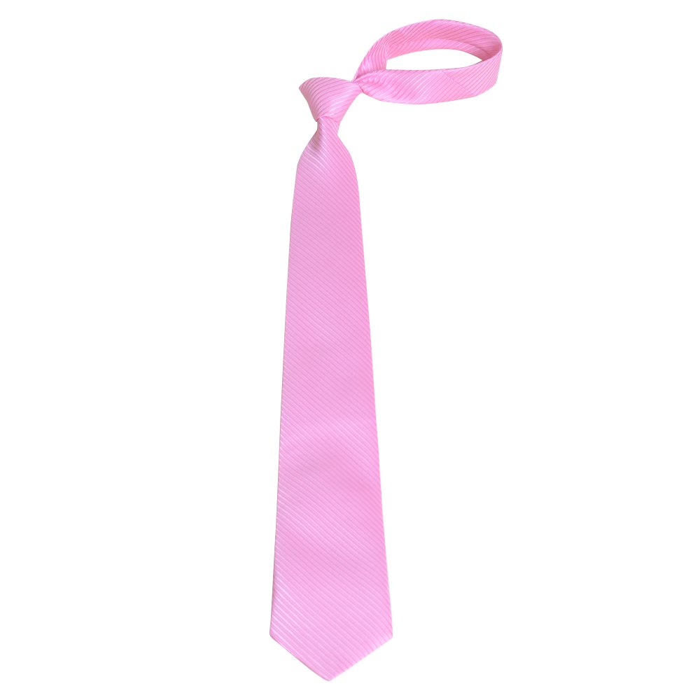 QBSM Men's Solid Color Polyester Neck Tie - Classic Slim Business Formal Tie for Office, Wedding & Special Occasions