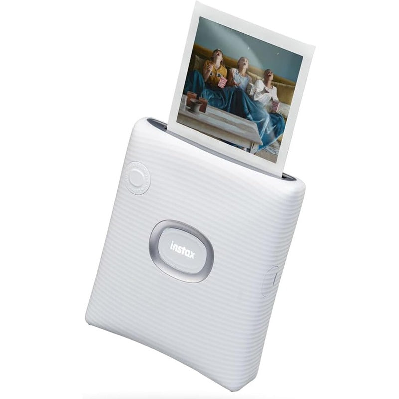 Fujifilm Instax Square Link Smartphone Printer - Print Photos from Phone in Ash White | Perfect for Travel, Parties & DIY Scrapbooking