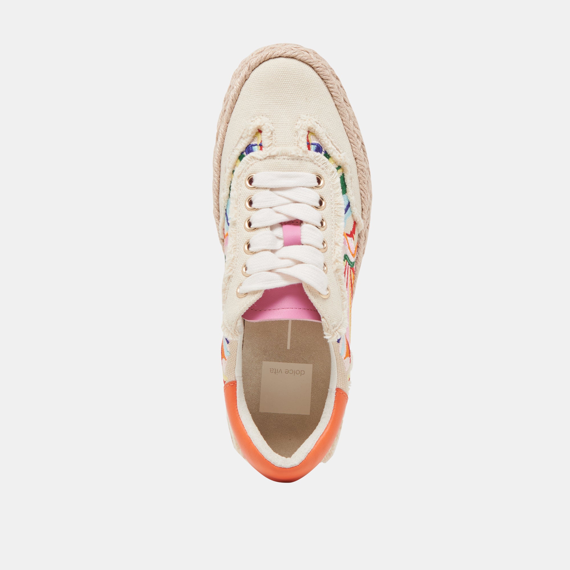 FREDY Floral Print Canvas Sneakers - Women's Casual Multi-Color Fashion Shoes for Walking, Running & Everyday Wear
