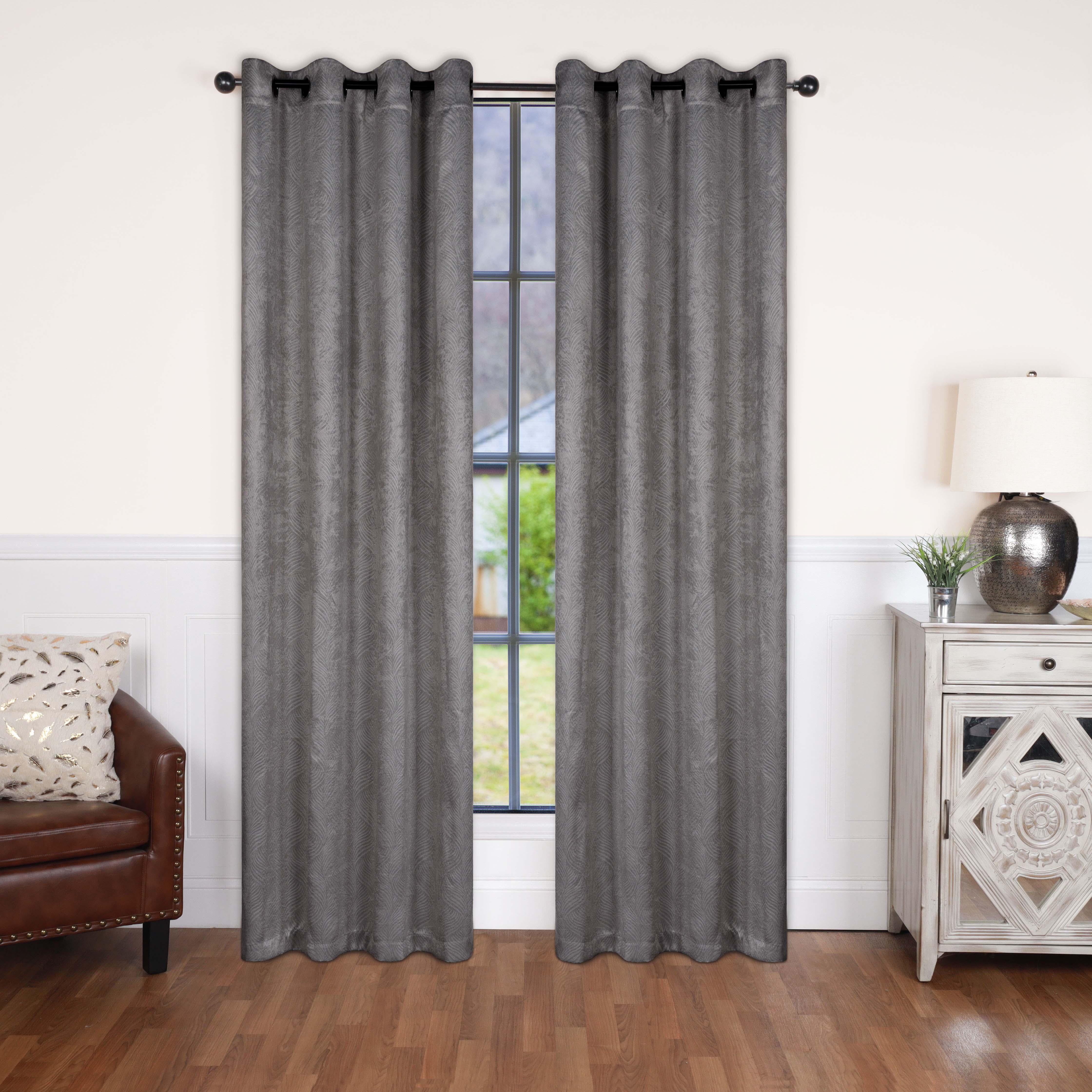 Waverly Modern Washable Blackout Curtains for Bedroom - Room Darkening Window Treatment Panels Set, Thermal Insulated Drapes for Nursery, Living Room & Home Decor