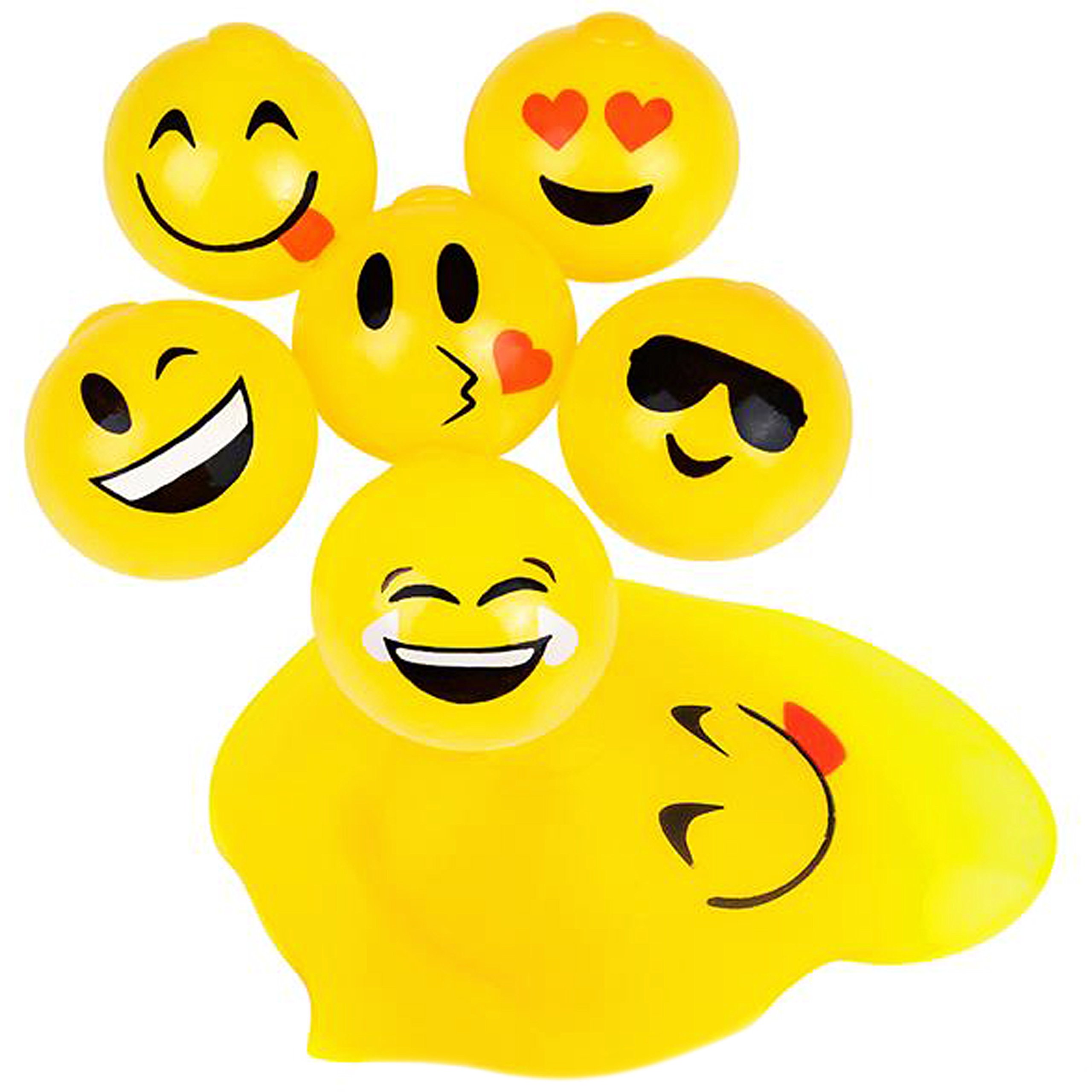 Emoji Squishy Splat Ball Pack - 12 Pack Stress Relief Toys for Kids & Adults - Fun Sensory Fidget Toys for Anxiety Relief, Office Desk, Classroom & Party Favors