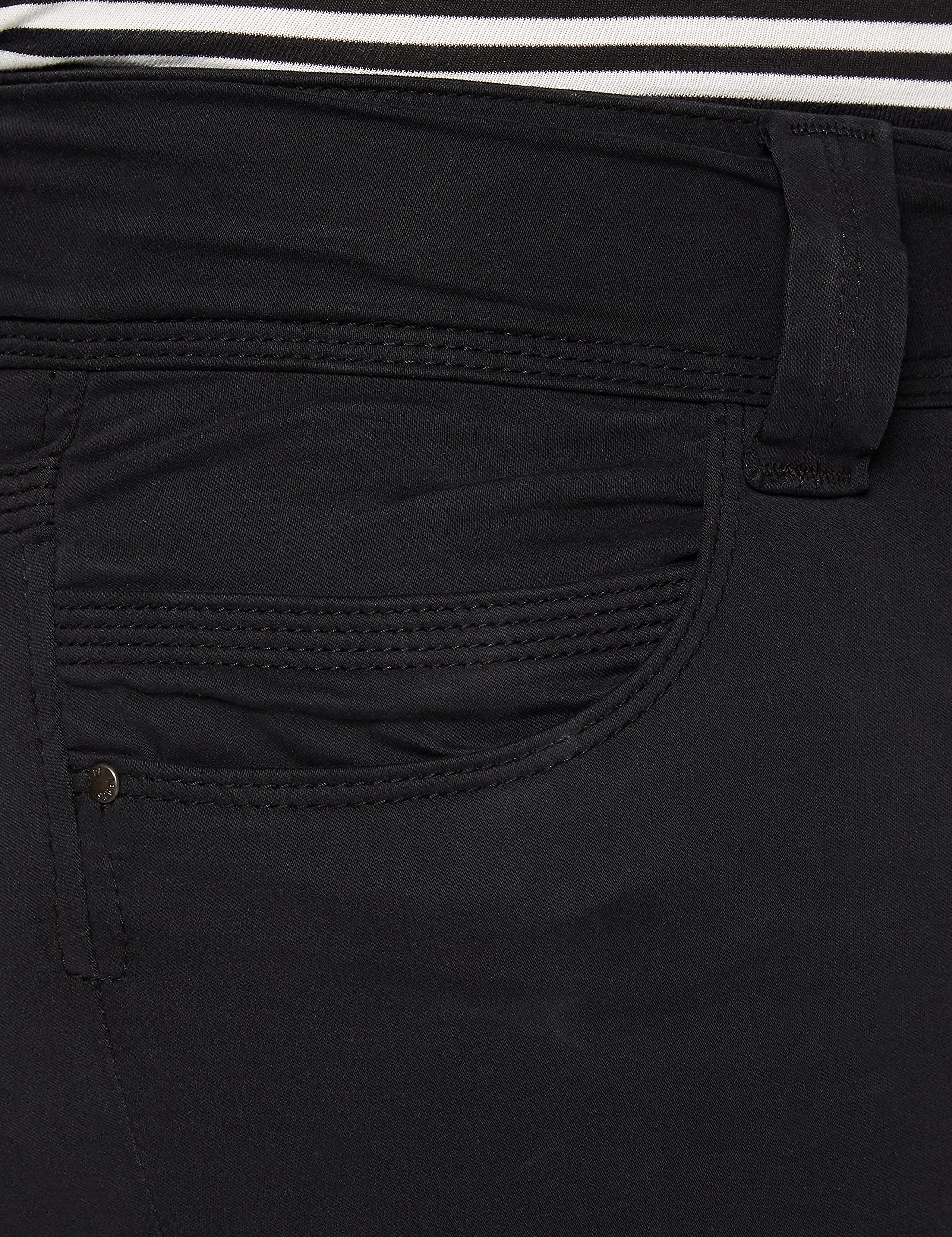 Pepe Jeans Venus Women's Black 5-Pocket Trousers Pants - Size EU 38/40 (US 29/32) - Stylish Casual & Office Wear for Everyday Comfort