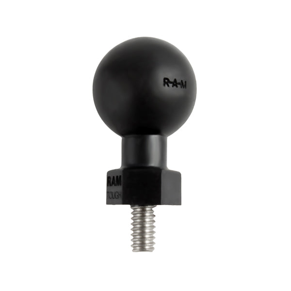 RAM 1 Tough Ball Mount with 1/4-20 x 0.50 Male Threaded Post (RAP-B-379U-252050) - Perfect for Marine, RV & Off-Road Vehicle Accessories Installation