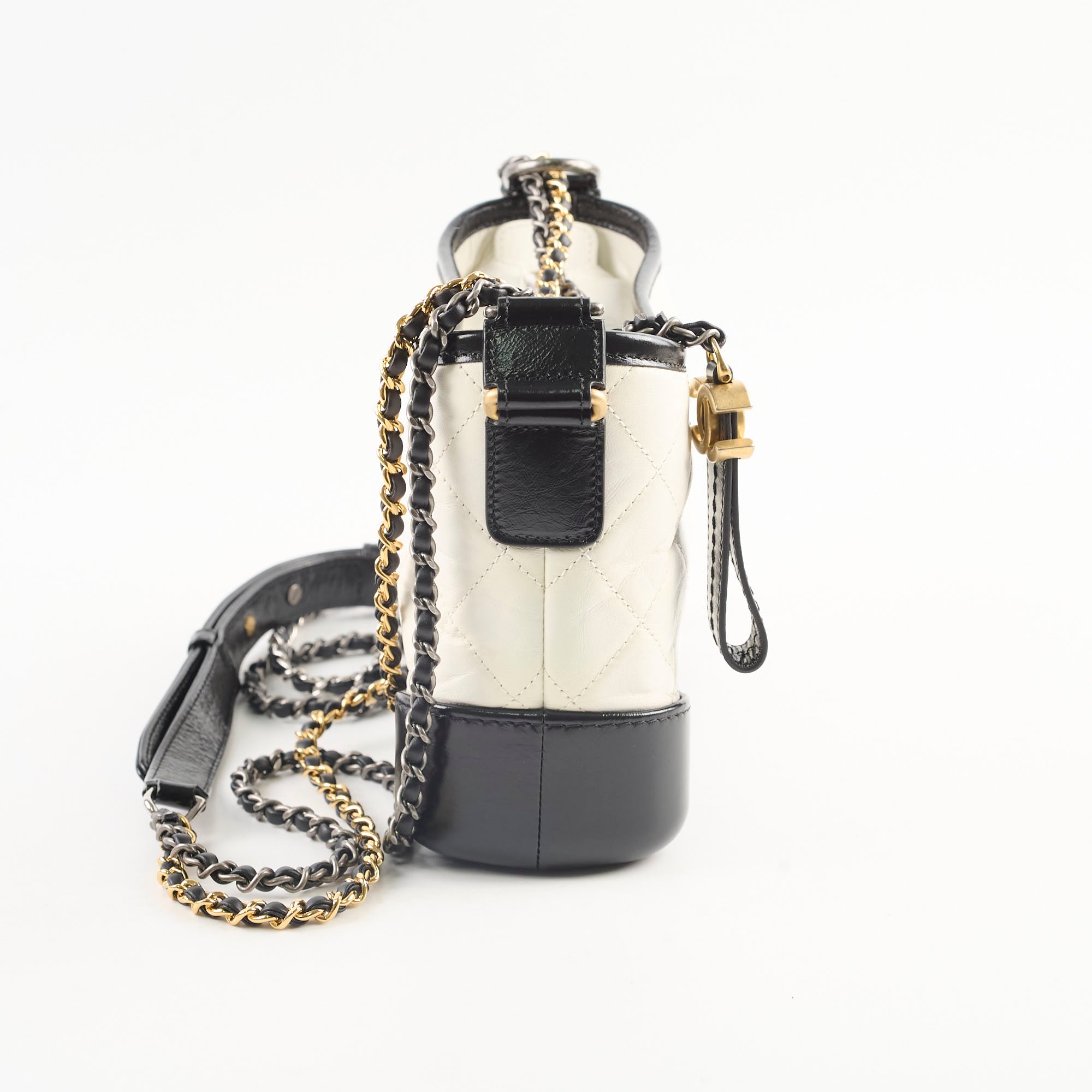 Chanel Small Gabrielle Bag Black & White - Luxury Crossbody Handbag for Women, Perfect for Date Night & Evening Events