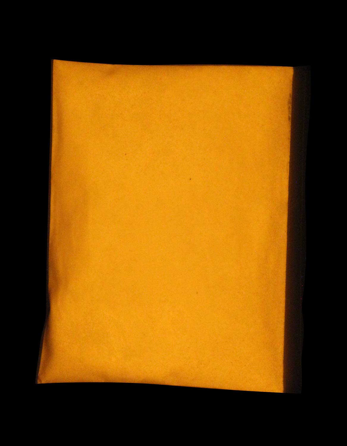 Strontium Aluminate Glow in The Dark Pigment Powder - White Glows Orange (8oz) | Long-Lasting Fluorescent Paint for DIY Crafts, Halloween Decor & Nighttime Safety Signs