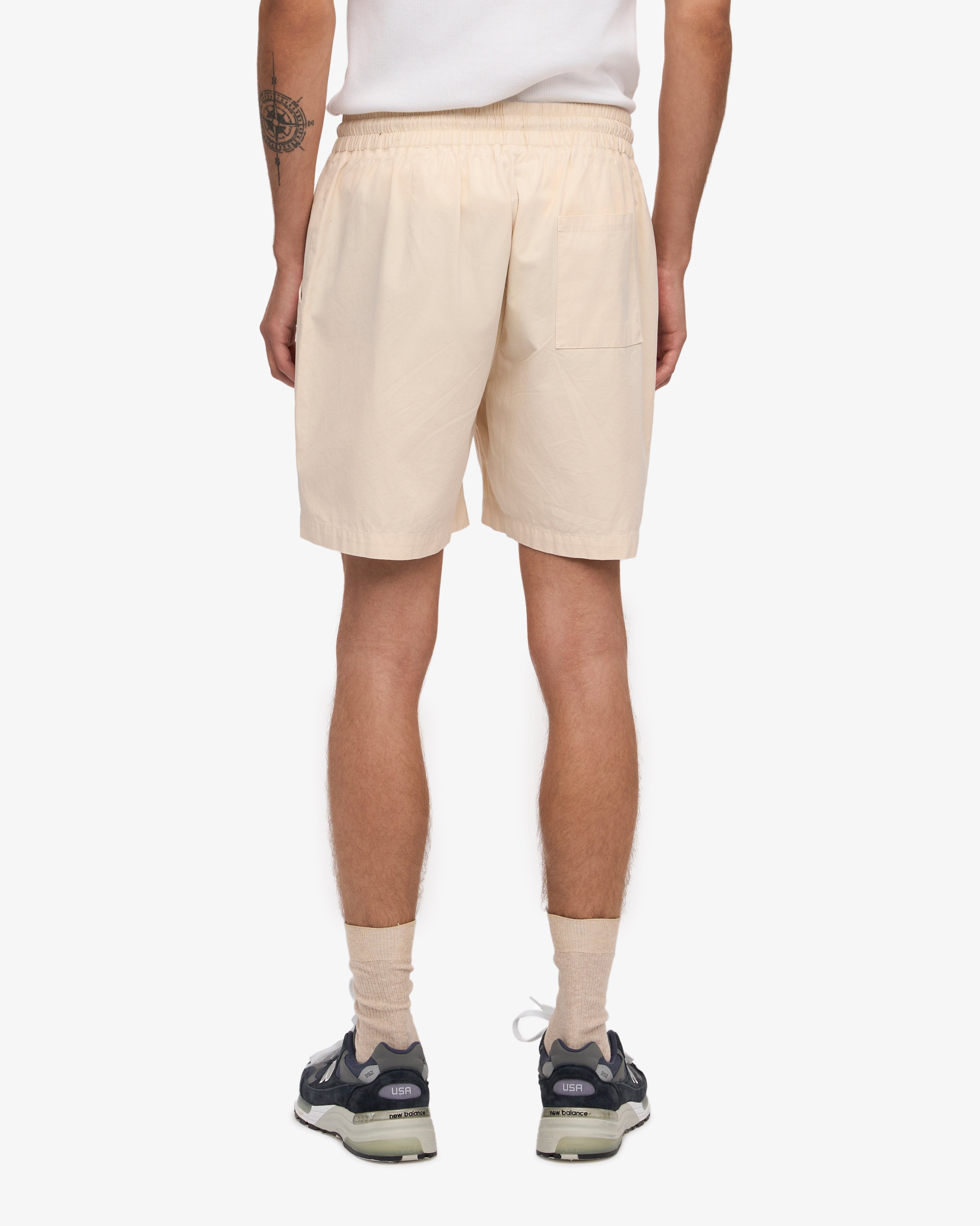 Organic Twill Shorts for Women - Ivory White | Comfortable & Breathable Summer Casual Shorts | Perfect for Beach, Travel & Everyday Wear