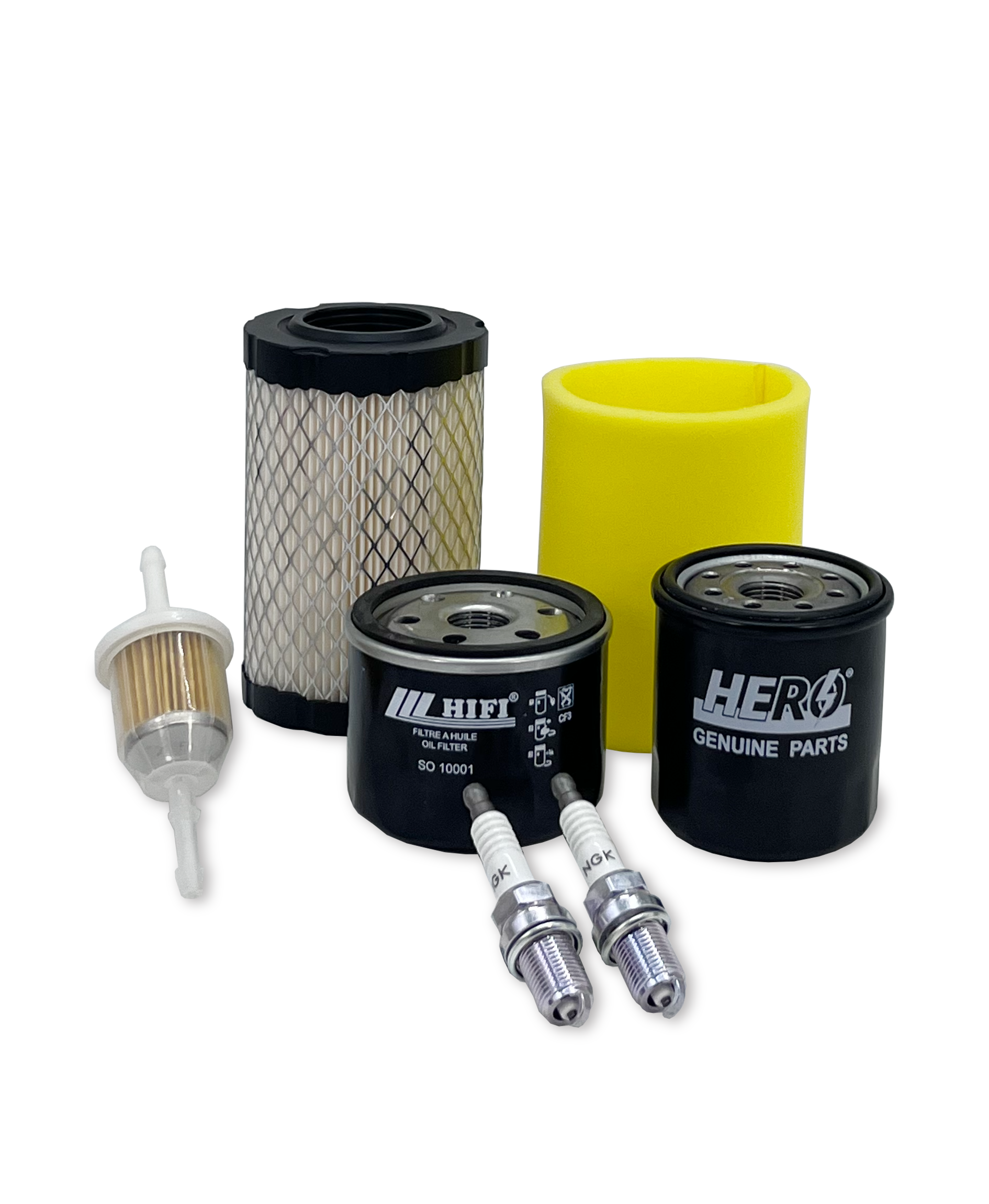 HERO® Maintenance Filter Kit for John Deere Z735M Mid Duty ZTrak Zero Turn Mower - Air & Oil Filters Replacement Set - Perfect for Lawn Care & Landscaping Maintenance