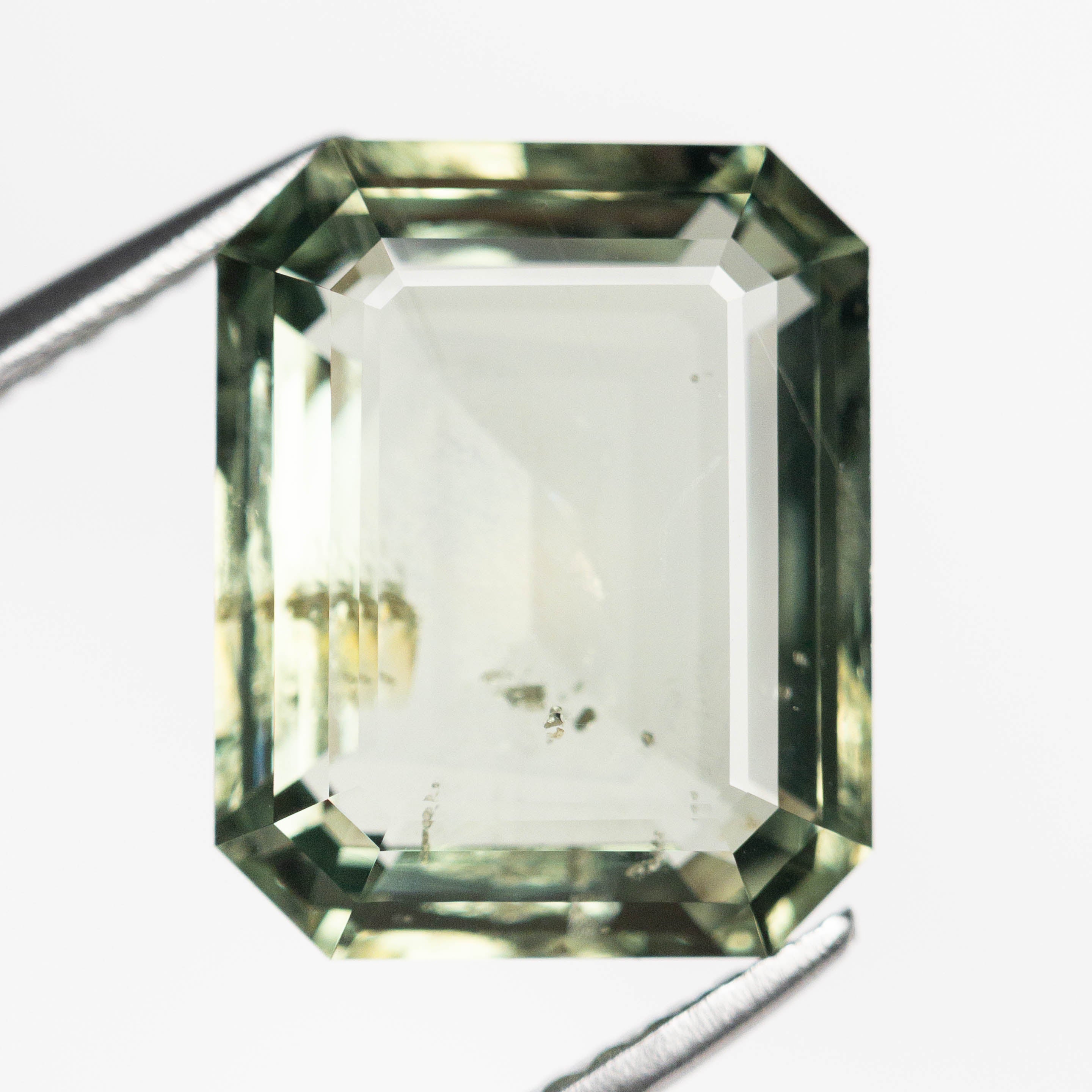 9.42ct Natural Blue Sapphire Gemstone - 12.14x9.78x6.02mm Step Cut with Faceted Corners - Perfect for Engagement Rings & Fine Jewelry Making