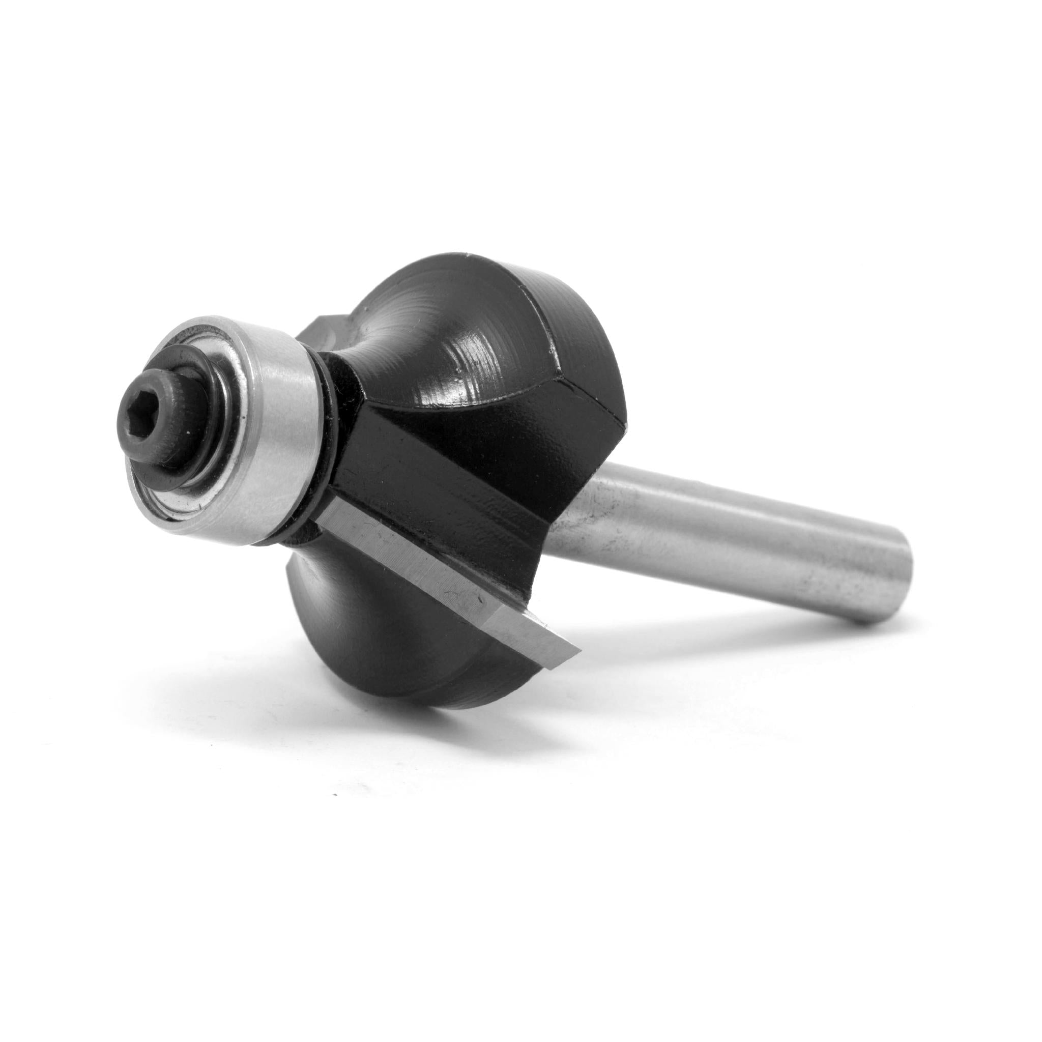 WEN RB602RD 1-1/8 Inch Roundover Carbide Tipped Router Bit with 1/4 Inch Shank - Perfect for Woodworking, DIY Projects, and Cabinet Making