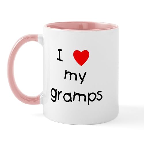 White/Pink Inside - I Love My Gramps Mug