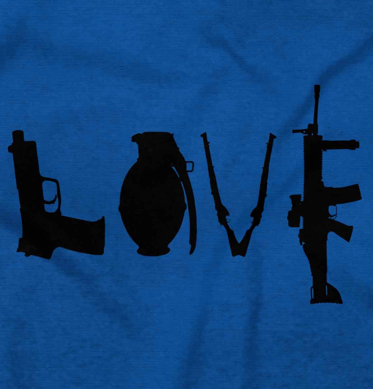 Love Pistol Rifle Arms Owner America Women's Graphic T-Shirt | Patriotic Gun Rights Tee for Shooting Range & Outdoor Activities