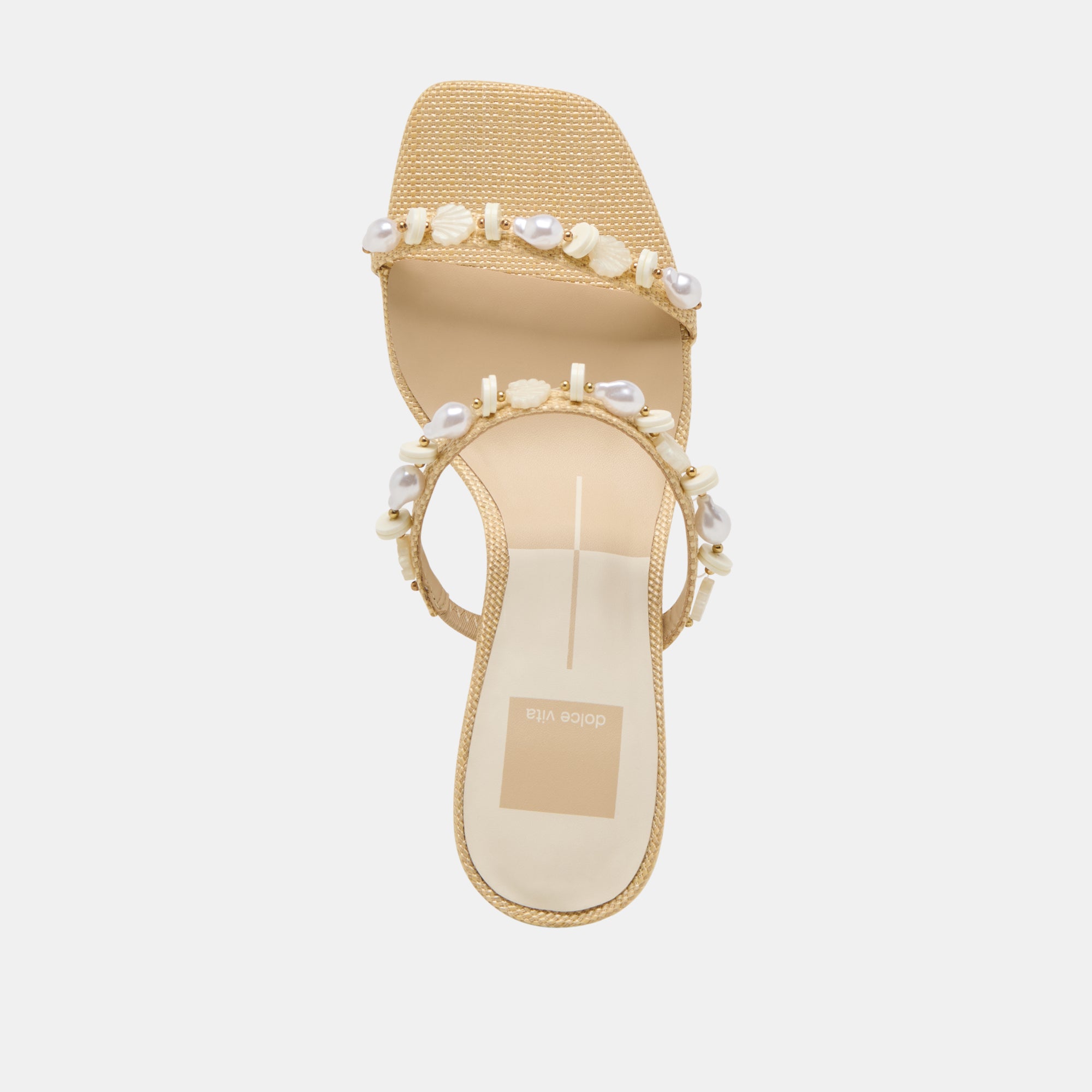 GRASON Women's Natural Raffia Heels - Comfortable Lightweight Sandals for Summer, Beach, and Casual Outings