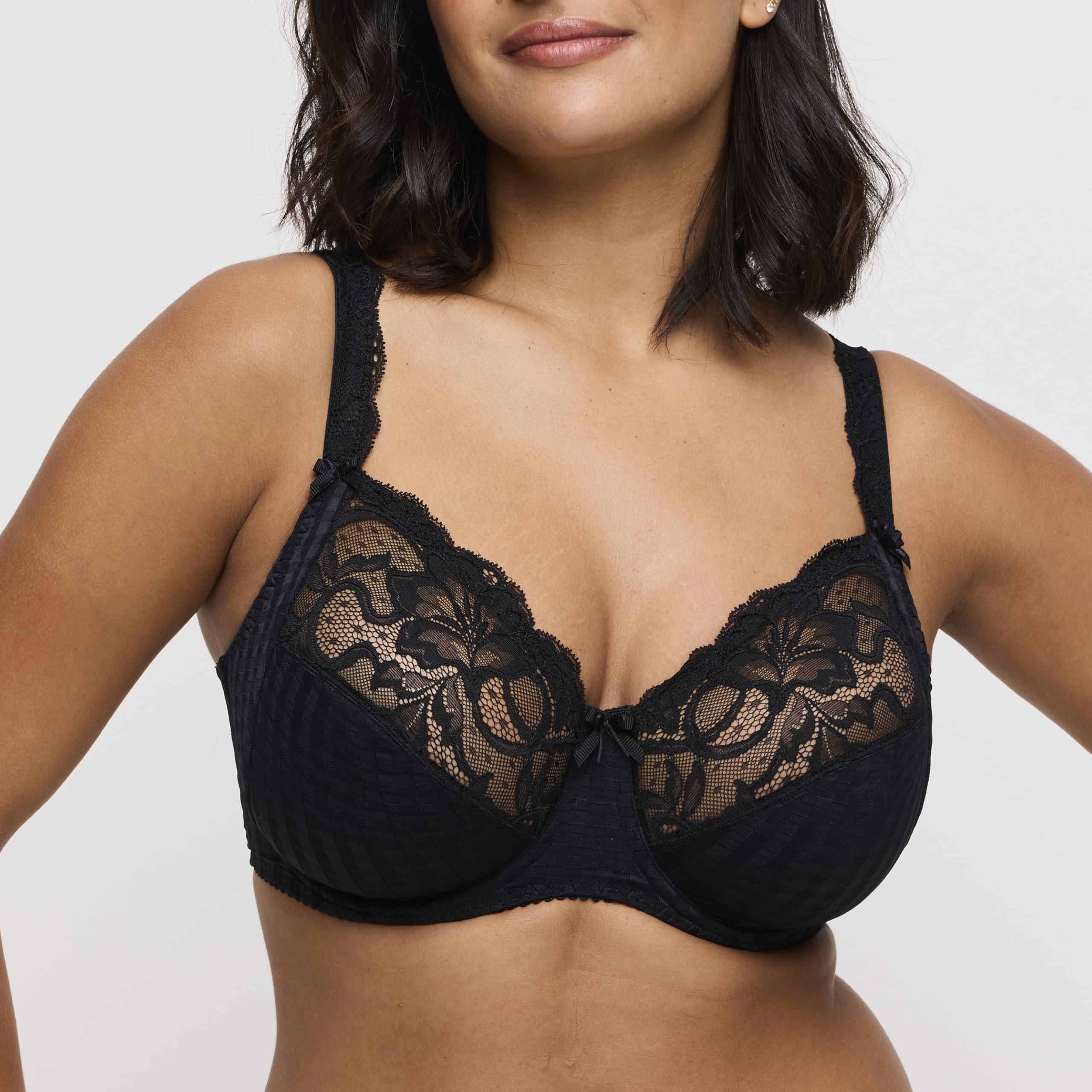 PrimaDonna Madison Side Support Bra 38C Noir - Full Coverage Underwire Bra for Women with Comfortable Side Support | Perfect for Everyday Wear, Work & Special Occasions