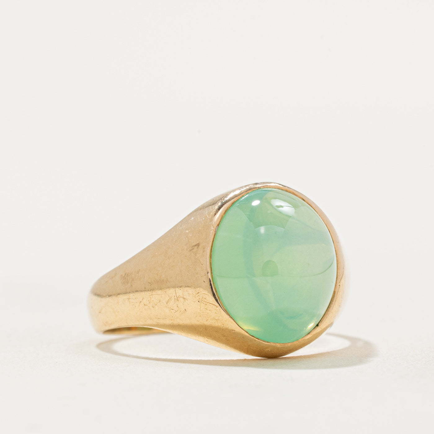 6.90ct Synthetic Mint Green Star Sapphire Ring for Women - Size 8.75 | Elegant Jewelry Gift for Birthday, Anniversary & Special Occasions