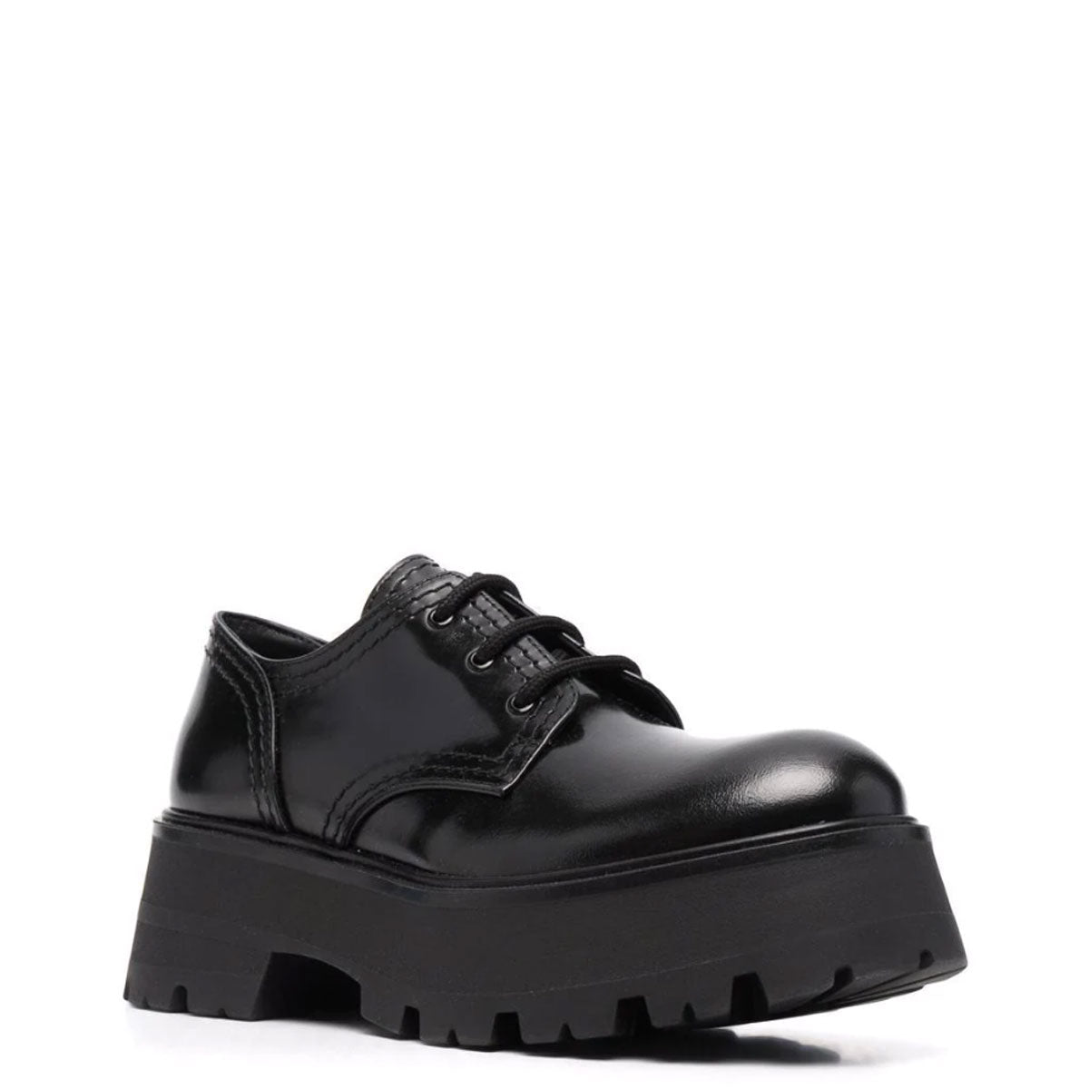 Chunky Black Rave Derby Shoes for Women - Perfect for Rave Parties, Concerts & Nightclubs | Comfortable & Stylish Platform Shoes