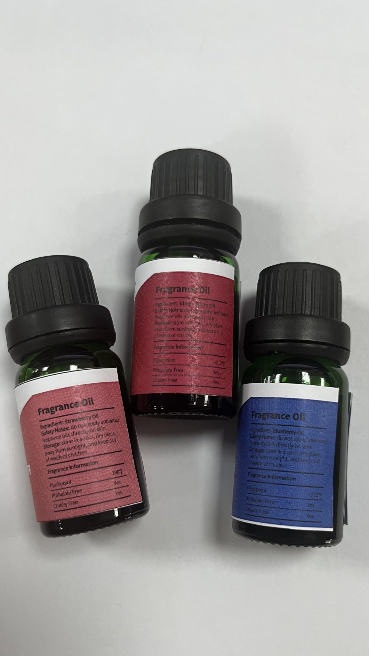 Premium Fruit Fragrance Oils for Soap & Candle Making - ESSLUX Aromatherapy Essential Oils Set (Coconut, Strawberry, Black Cherry) - Perfect for Diffusers, DIY Crafts & Relaxation Gifts - Tropical Summer Scents for Home Spa & Wellness