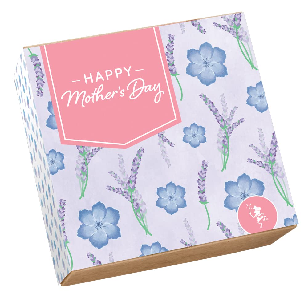 Gourmet Fairytale Brownies Mother's Day Gift Box - Deluxe Chocolate Bars, Sprite Cookies & Blondies Combo (26 Individually Wrapped Pieces) - Perfect for Holiday Gifting, Office Treats & Special Occasions