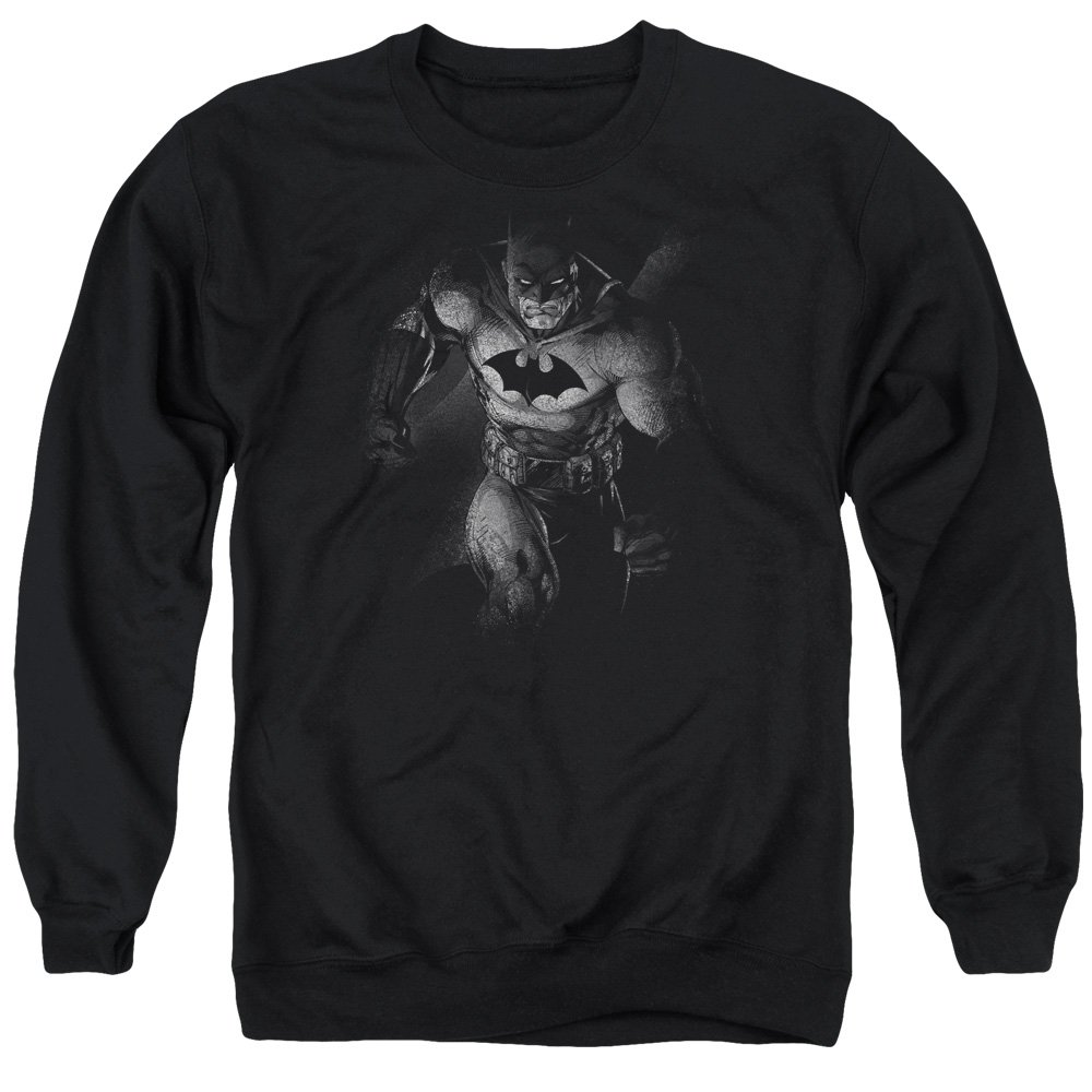 Batman Graphic Unisex Crewneck Sweatshirt for Men & Women | Soft Cotton Pullover Hoodie Alternative | Perfect for Cosplay, Comic Con & Casual Wear