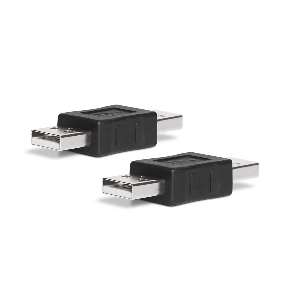 ELECTOP 2 Pack USB 3.0 Male to Male Adapter - High Speed Data Transfer, Plug & Play - Perfect for Extending Cables, Connecting Devices, and Home/Office Use