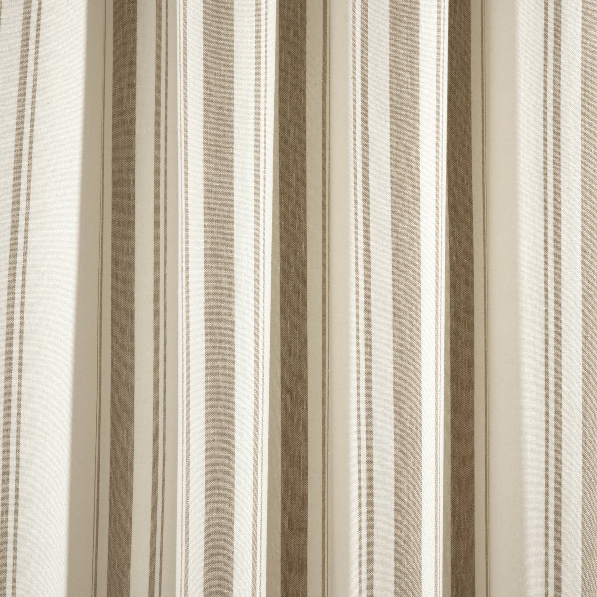 Farmhouse Stripe Yarn-Dyed Recycled Cotton Blend Window Curtain Panel Set - Blackout Thermal Insulated Drapes for Living Room, Bedroom & Nursery (2 Panels, 52x84 Inch) - Perfect for Rustic, Modern & Farmhouse Home Decor