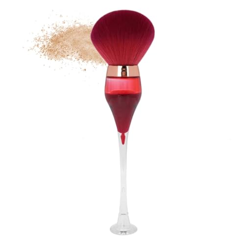 Wine Red Loose Powder Brush