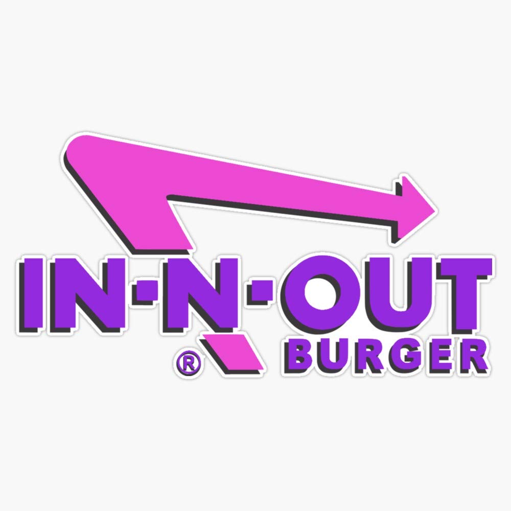 In-N-Out Burger Waterproof Vinyl Decal - 5