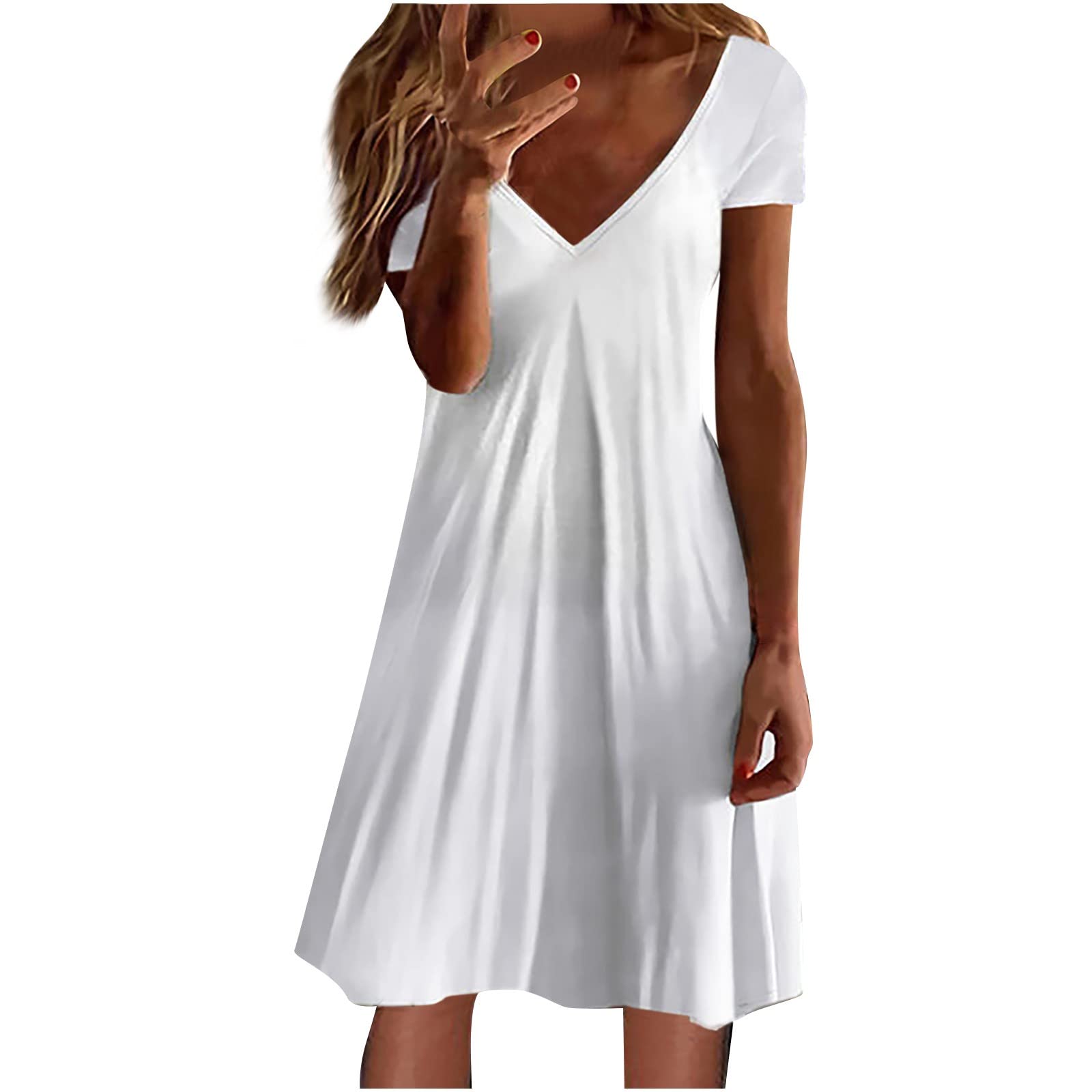 Women's Vintage Boho Floral Summer Dress - Casual T-Shirt Tank Sundress for Beach & Vacation 2022 | Perfect for Outdoor Parties, Travel & Relaxing