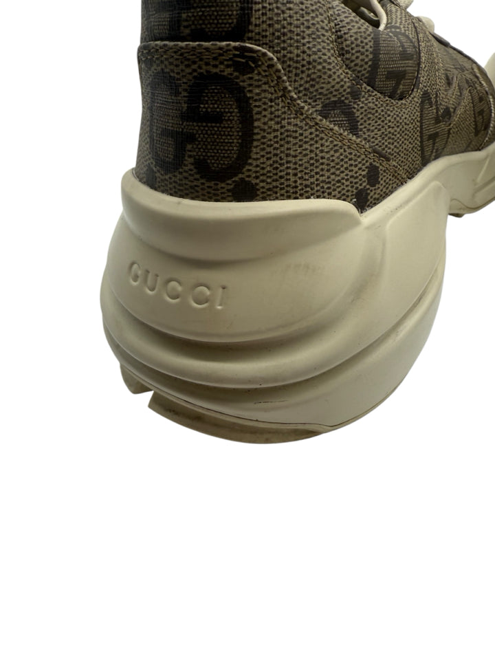 Gucci Maxi GG Rhyton Sneakers for Men - Size 10.5 US (11) - Luxury Casual & Streetwear Fashion Sneakers for Everyday Wear, Travel & Urban Style