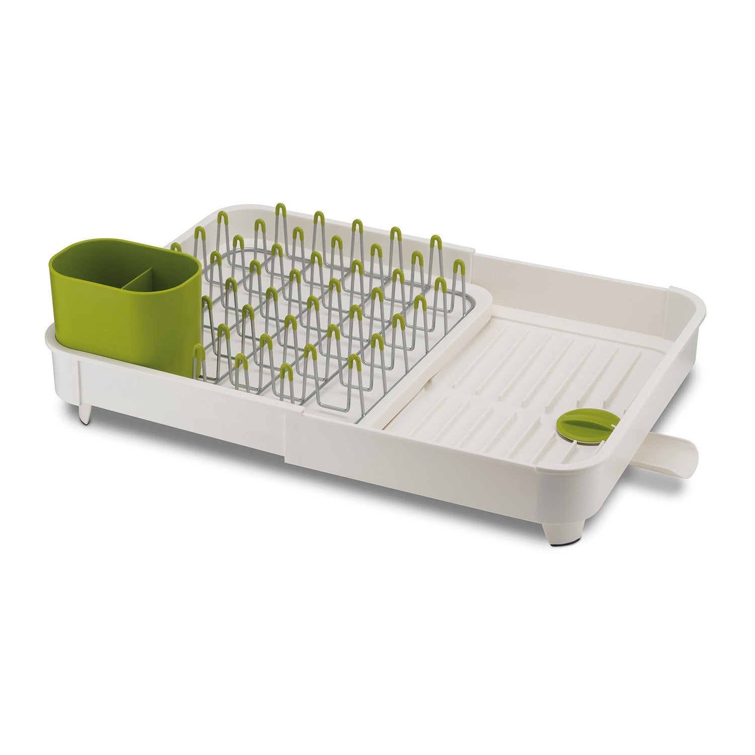 Stainless Steel Extendable Dish Rack - Adjustable Drying Rack for Kitchen Sink, Countertop - Perfect for Small Spaces, Apartments & RVs